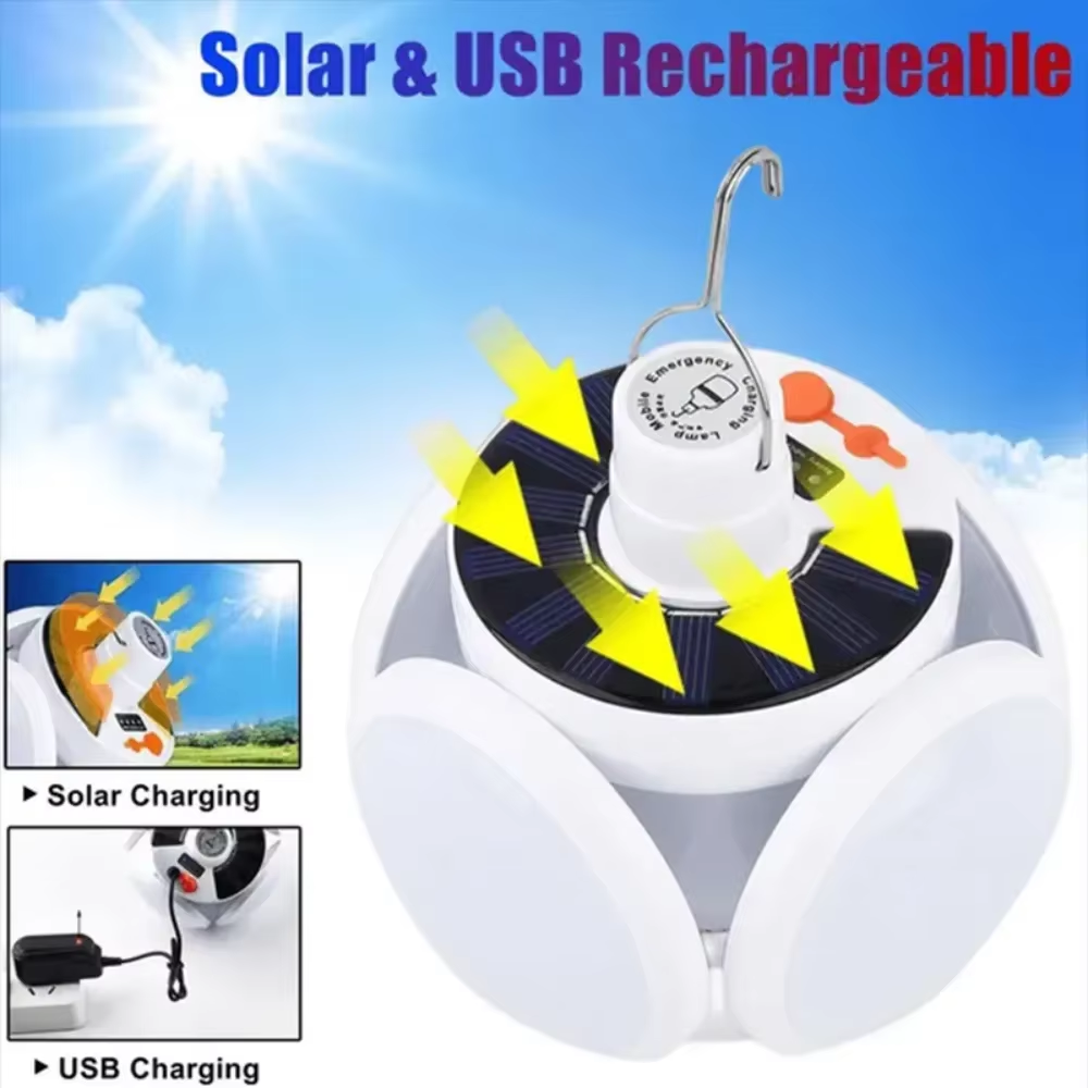 BOMBILLA LED SOLAR EXPANDIBLE