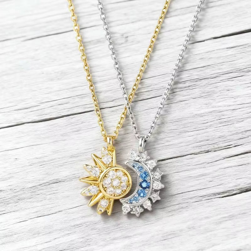 Collar Dúo Sol y Luna [Estuche de Lujo GRATIS]