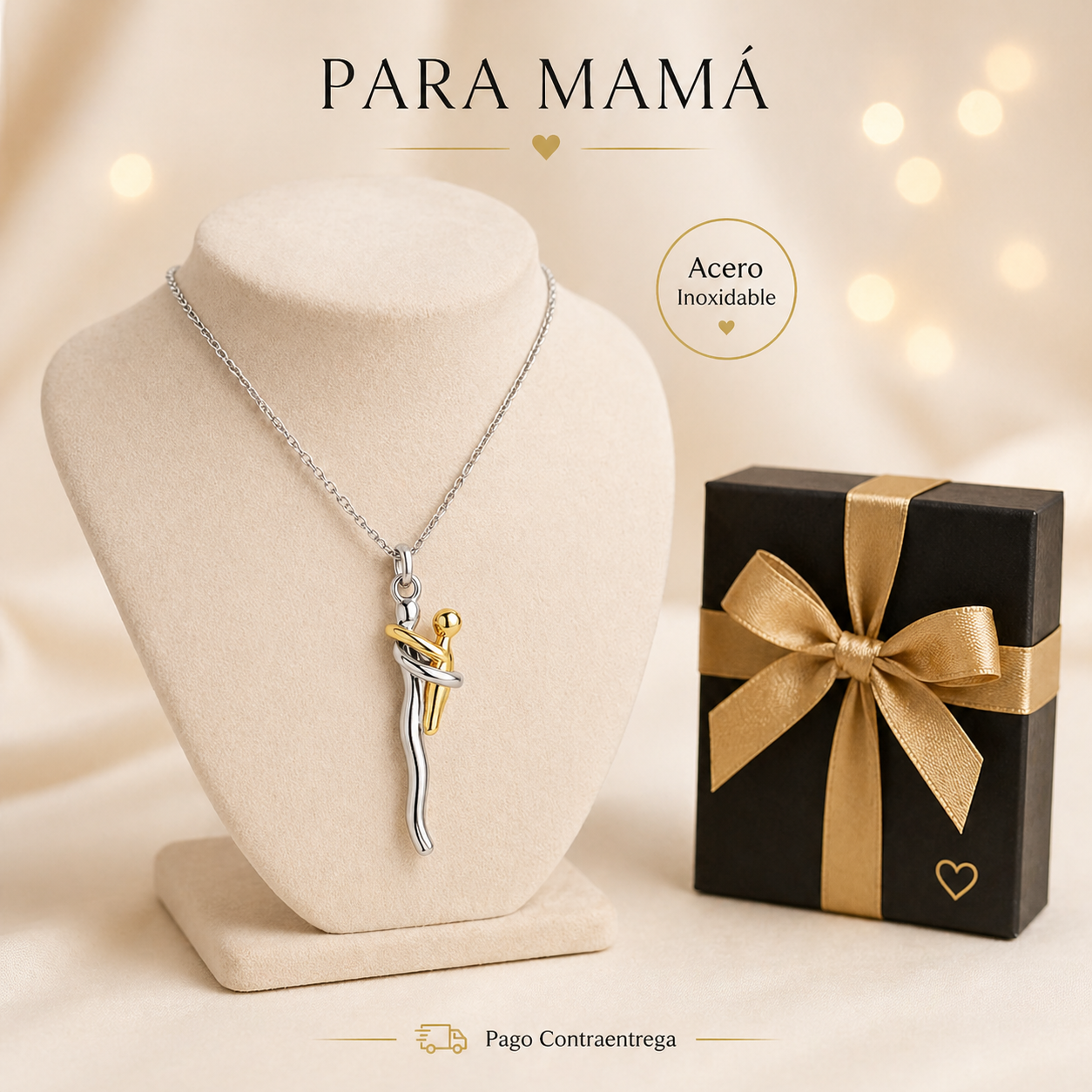 Collar Madre e Hijo + Caja de Lujo Gratis