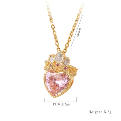 Combo Princesa Rapunzel Anillo + Collar [Estuche Corona Rosa GRATIS]