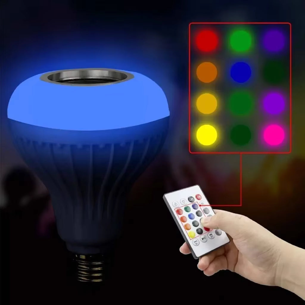 Bombillo Multifuncional con Altavoz Bluetooth