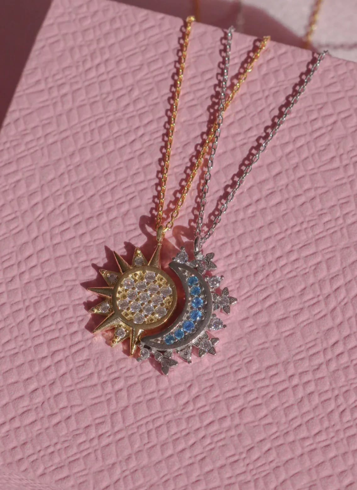 Collar Dúo Sol y Luna [Estuche de Lujo GRATIS]